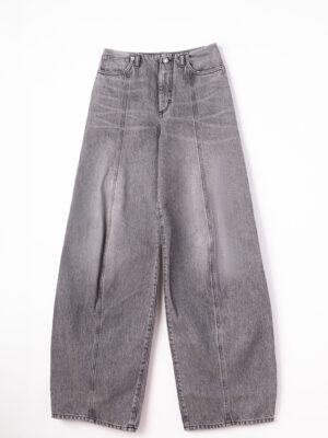 PAntalone Largo in Denim nero